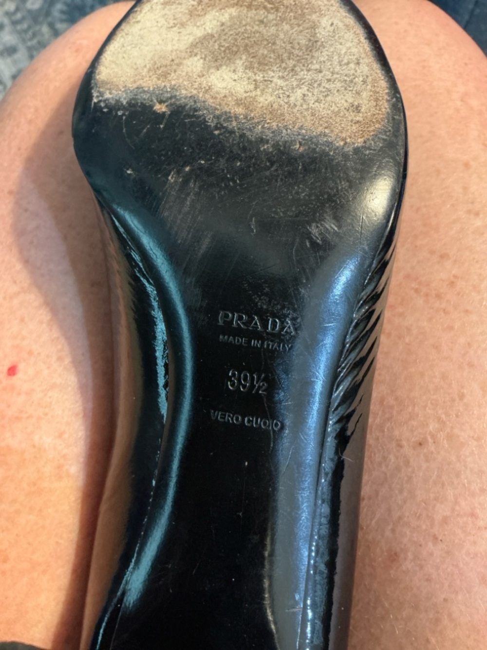 Prada Patent Leather Peek A Boo Pumps - Picture 7 of 7